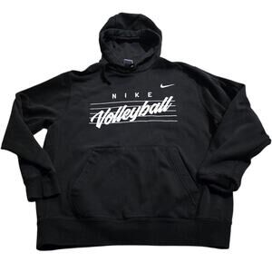 Nike Volleyball Black Hoodie Adult Size L Team Sport Player Gear